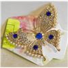 Image 1 : BUTTERFLY BROOCH WITH BLUE & WHITE