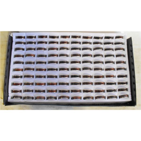 100 PCS MOOD RINGS 12 COLORS CHANGING