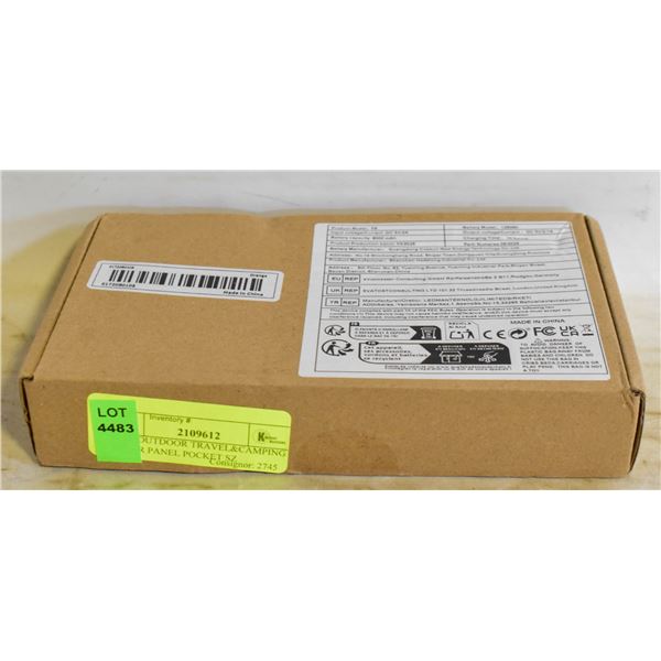 NEW OUTDOOR TRAVEL&CAMPING SOLAR PANEL POCKET SZ