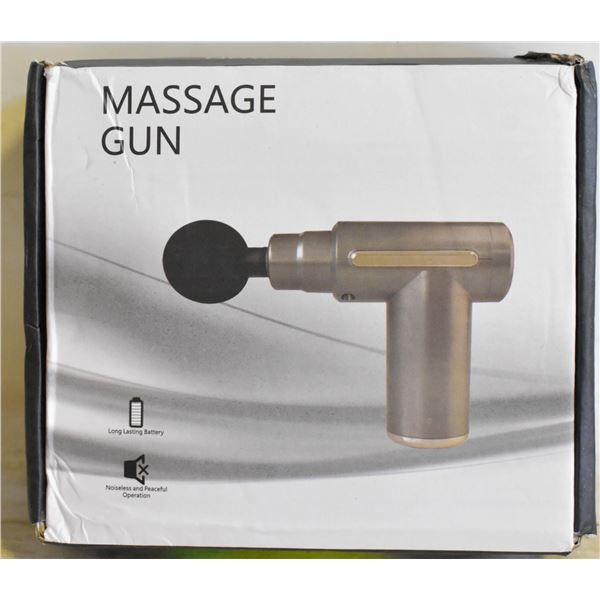 NEW 6PCS PORTABLE MASSAGE GUN SET WITH LED TOUCH