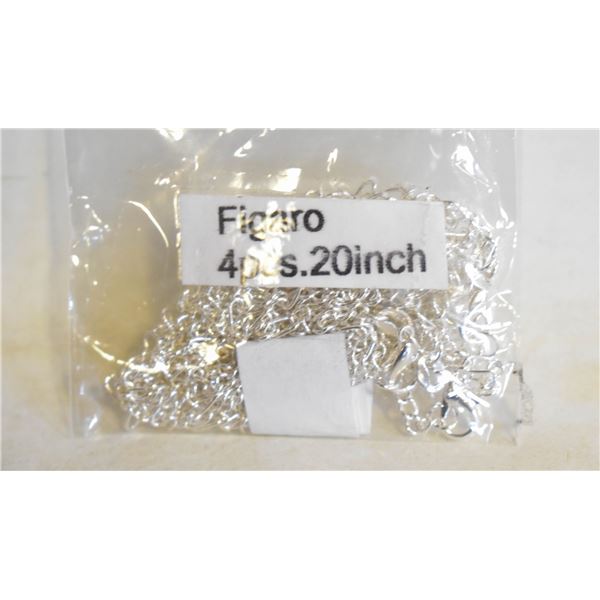 FIGRARO 4 PCS 20 INCH NECKLACE CHAINS