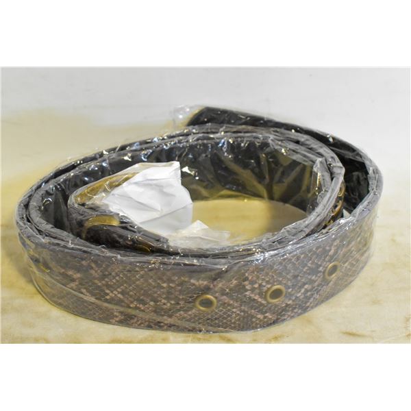 NEW SNAKE PATTERN BELT WITH JEWELS