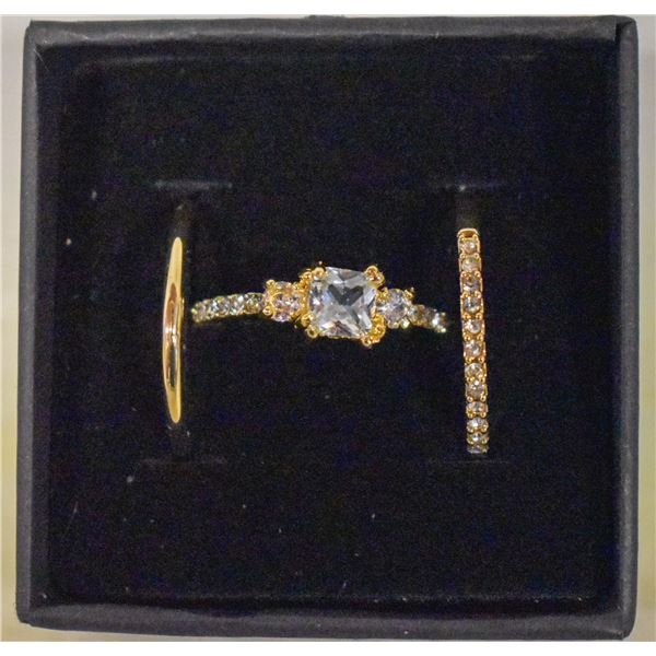 3PCS/SET RING SET SZ 8