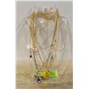 Image 1 : JEWELRY DISPLAY NECKLACE STAND WITH 8 NECKLACES