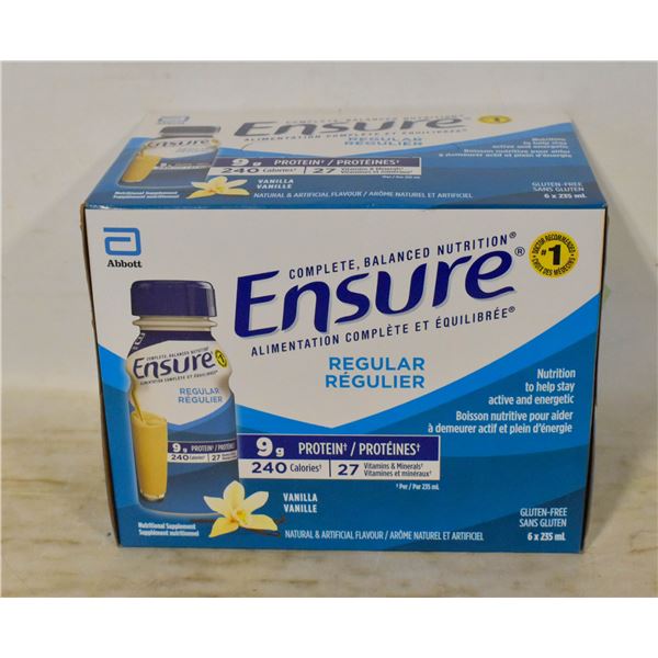 1 BOX ENSURE VANILLA BB AUGUST 2026