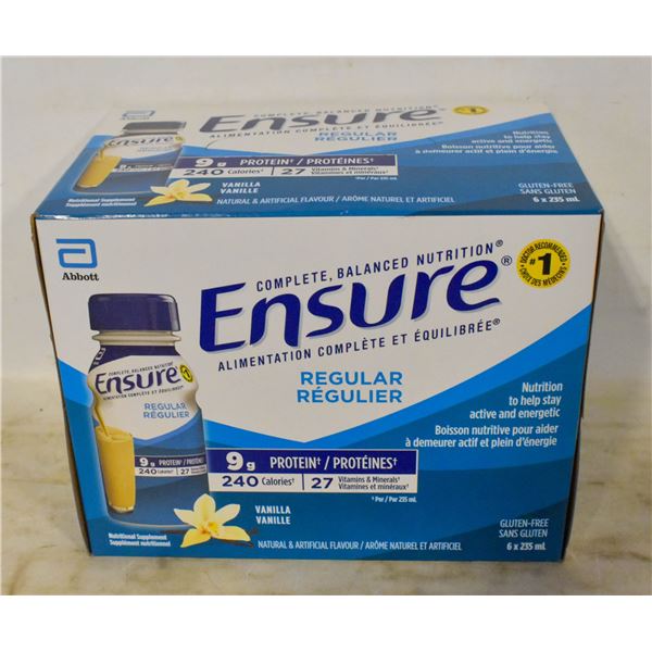 1 BOX ENSURE VANILLA BB AUGUST 2026