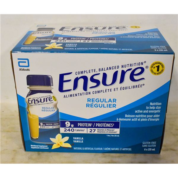 1 BOX ENSURE VANILLA BB AUGUST 2026