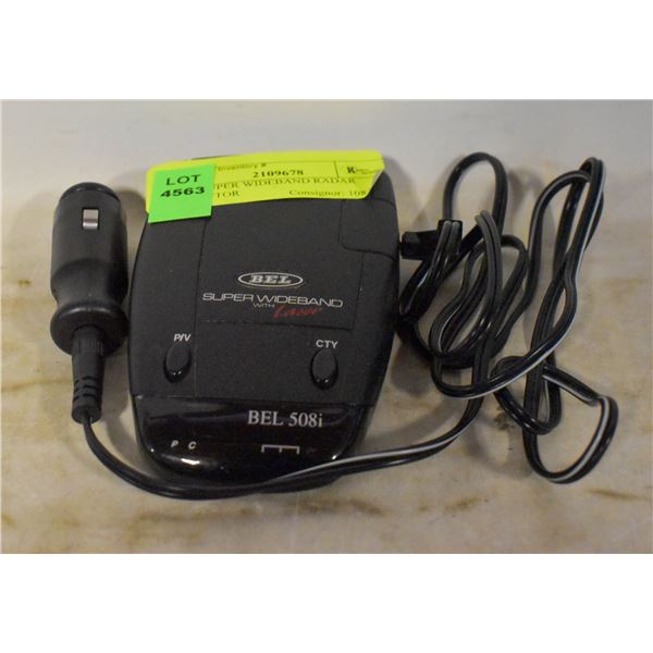 BEL SUPER WIDEBAND RADAR DETECTOR
