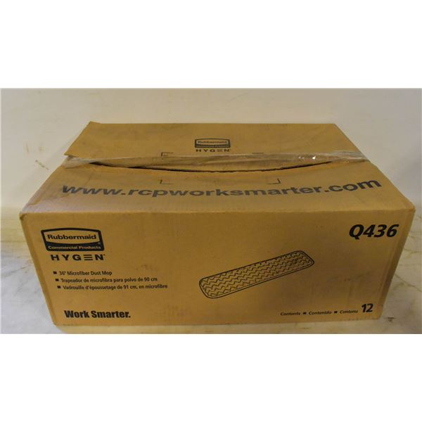 CASE OF UNUSED RUBBERMAID 36 INCH MICROFIBRE DUST-