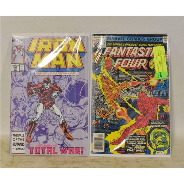 IRON MAN #225 & FANTASTIC FOUR #189