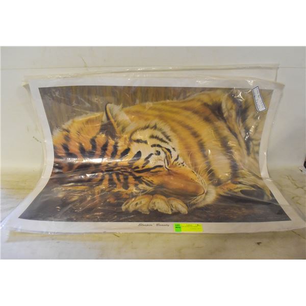 TWO GAIL ADAMS 1994 TIGER PRINTS