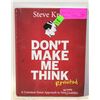 PAPERBACK- STEVE KRUG DONT MAKE ME THINK REVISTED