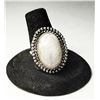 14) OVAL NATURAL MOONSTONE SIZE 11 RING