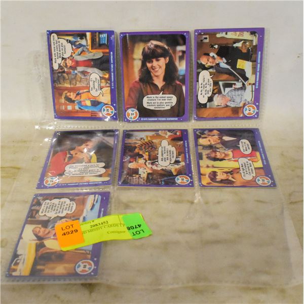 MORK AND MINDY CARDS 1 PAGE