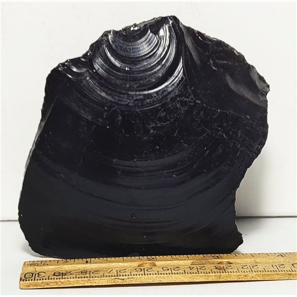 1)  NATURAL 433.0 GRAM OBSIDIAN MINERAL