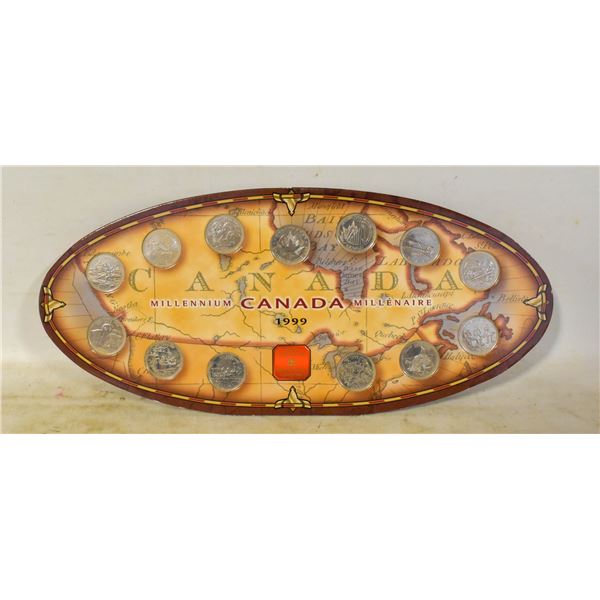 1999 MILLENIUM CANADA RCM COIN COLLECTION
