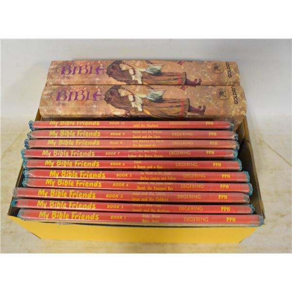 CHILDRENS BIBLE & 1-10 MY BIBLE FRIENDS BOOKS