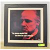 Image 1 : FRAMED QUOTE FROM THE GODFATHER