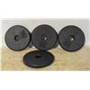 Image 1 : FOUR X FIVE POUND WEIGHT PLATES