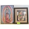 Image 1 : TWO RELIGIOUS IMAGES FRAMED PRINT AND