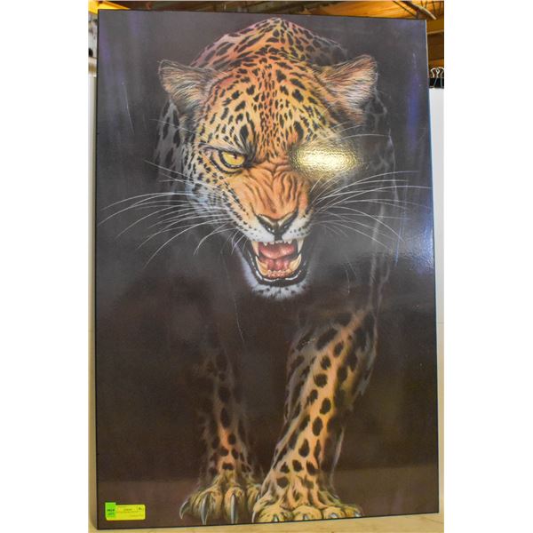 LEOPARD ARTWORK 36 X 24"
