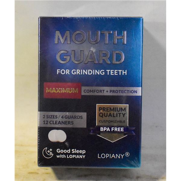 NEW SEALED MOUTH GUARD SET FOR GRINDING TEETH