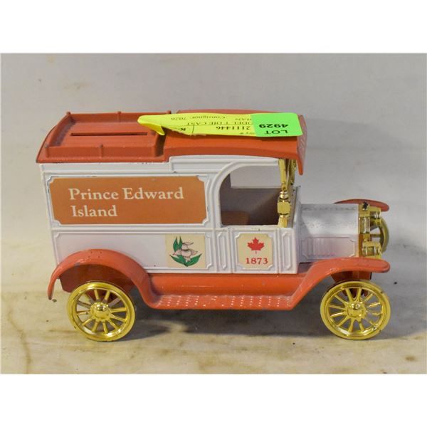 1913 FORD MODEL T DIE CAST BANK,CANADIAN
