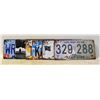 6 USA VINTAGE LICENCE PLATES- NEW