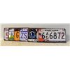 Image 1 : 6 USA VINTAGE LICENCE PLATES- TEXAS