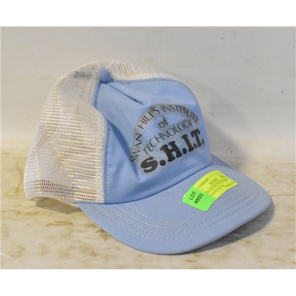 VINTAGE NOVELTY HAT-SWAN HILLS INSTITURE OF