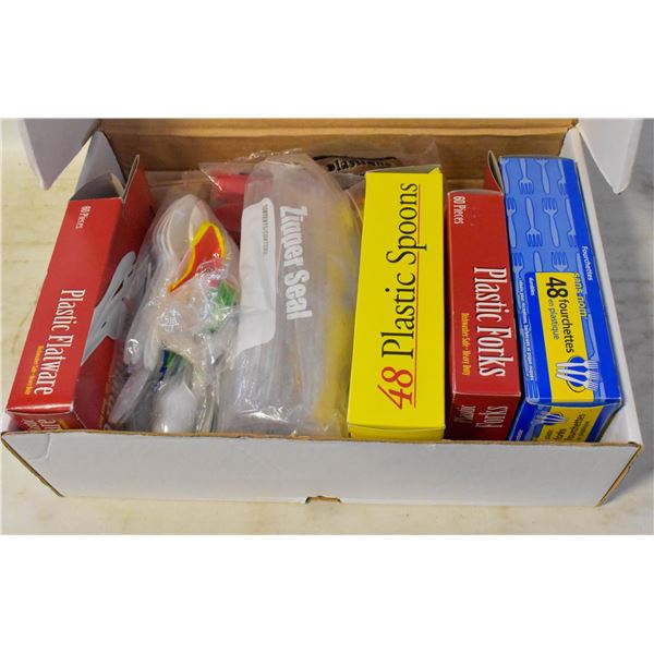 LARGE BOX PLASTIC CUTLERY