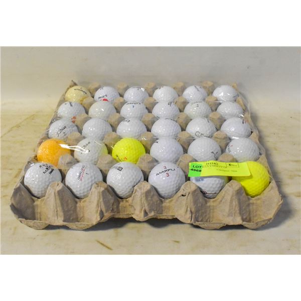30 GOLF BALLS,VARIETY OF BRANDS,