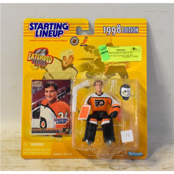 STARTING LINEUP JOHN VAN BIESBROUCK GOALIE FIGURE