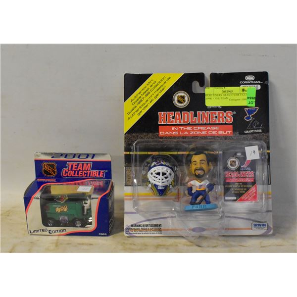 HEAD LINERS GRANT FUHR FIGURE (1998) + NHL TEAM