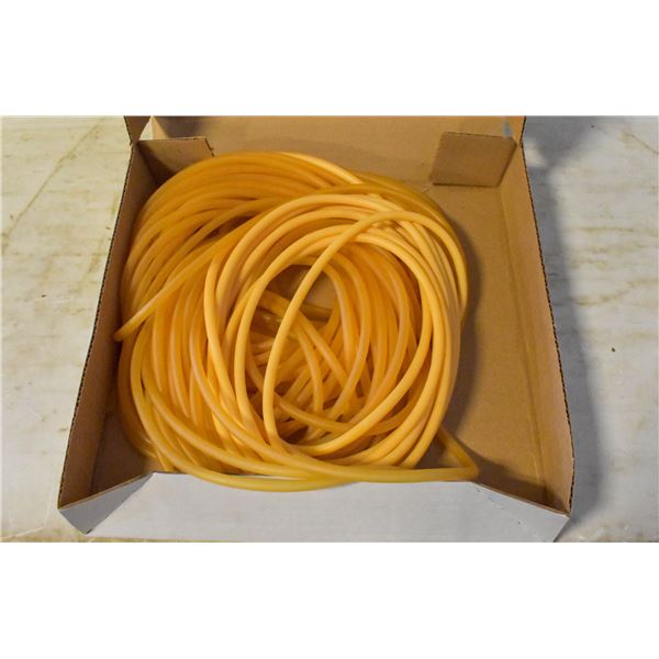 BOX OF SLINGSHOT/FISHING RUBBER TUBBING