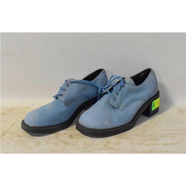 VINTAGE (50'S) WORK CONNECTION BLUE SUEDE