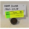 Image 1 : NOVA SCOTIA 1861 LARGE 1 CENT