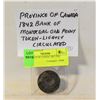 Image 1 : PROVINCE OF CANDA 1842 ONE PENNY
