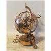 Image 1 : MUSICAL GLOBE WITH PLANE CIRCLING IT,DISTRESSED