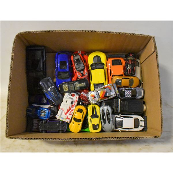 BOX OF HOT WHEELS