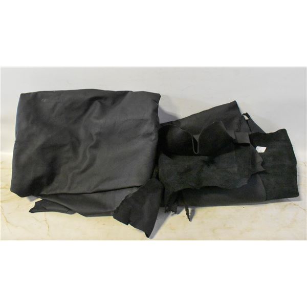 2 HUGE PIECES OF LEATHER 67.62 SQ FT &