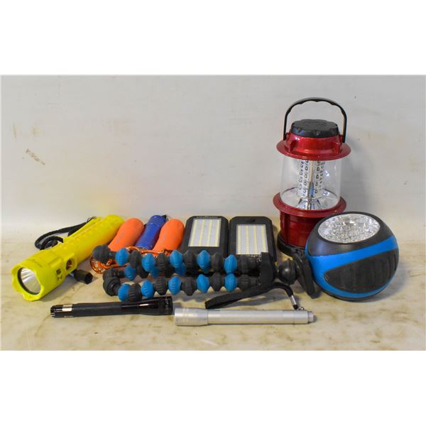 FLAT OF VARIOUS LIGHTS