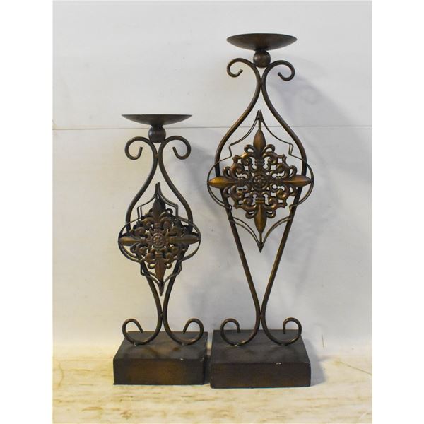 LOT OF 2 CANDLEBRAS