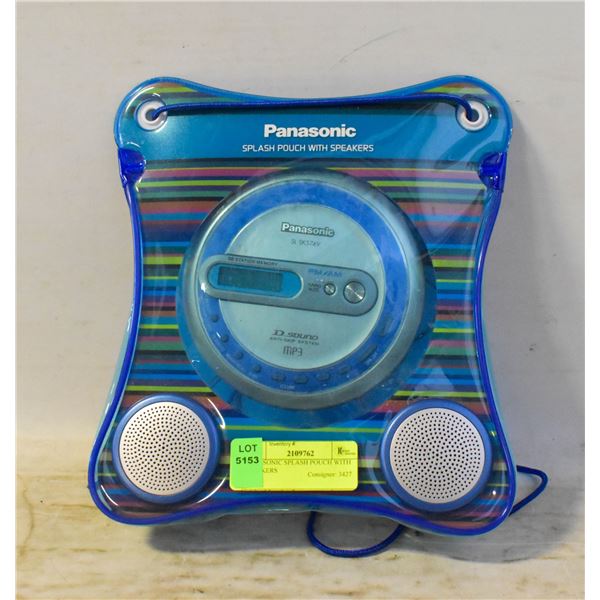 PANASONIC SPLASH POUCH WITH SPEAKERS