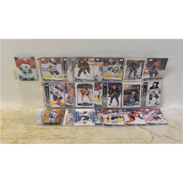 EDMONTON OILERS HOCKEY CARDS NHL