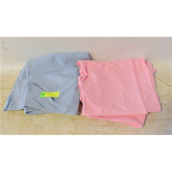 NEW WOMEN'S BELLA YOGA PANTS 1LT BLUE 1PINK SIZE