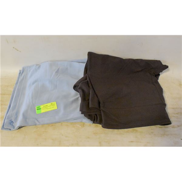 NEW WOMEN'S BELLA YOGA PANTS 1CHOC 1LT BLUE SIZE