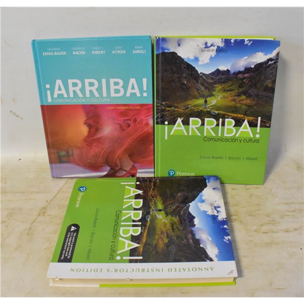 3 SPANISH HARDCOVER COMMUNICATION & CULTURE