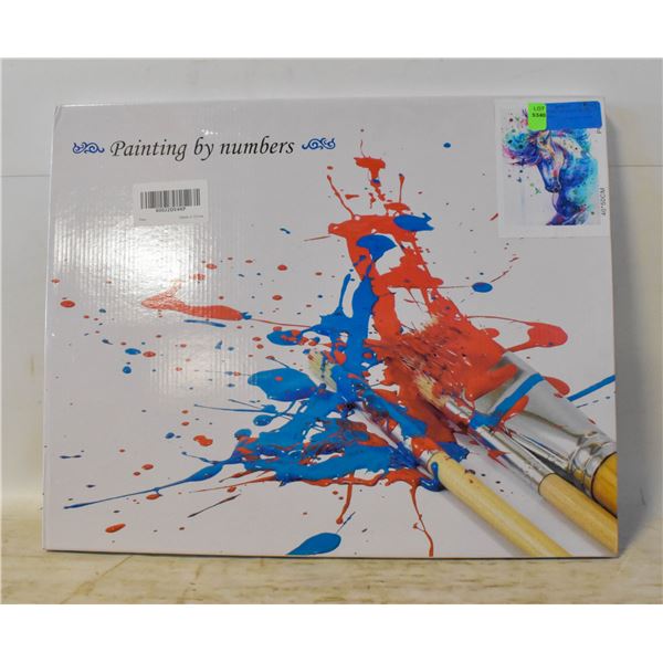 NEW PAINTING BY NUMBERS 40 X 50CM HORSE