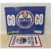 Image 1 : LOT OF 3 EDMONTON OILERS SIGNS / POSTERS